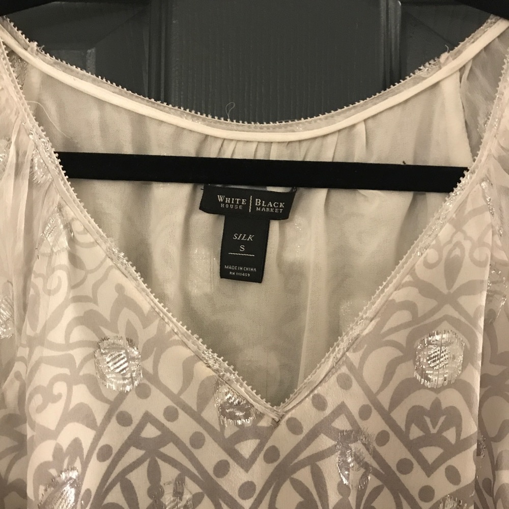 WHBM Silk Blouse - Picture 2 of 3